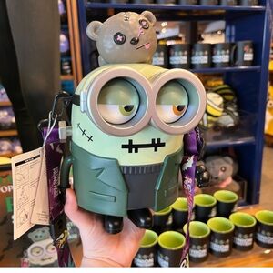 New Minion Frankenbob Popcorn Bucket & Halloween Plush at Universal Orlando